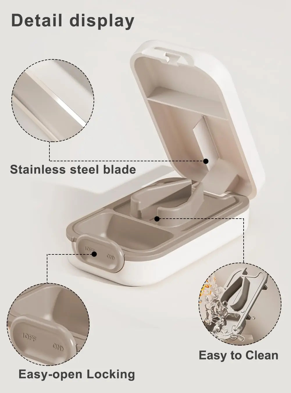 2 In 1 Mini Pill Cutter With Invisible Storage Box Portable Drug Tablet Medicine Dustproof Divider Organizer Crusher Pill Box