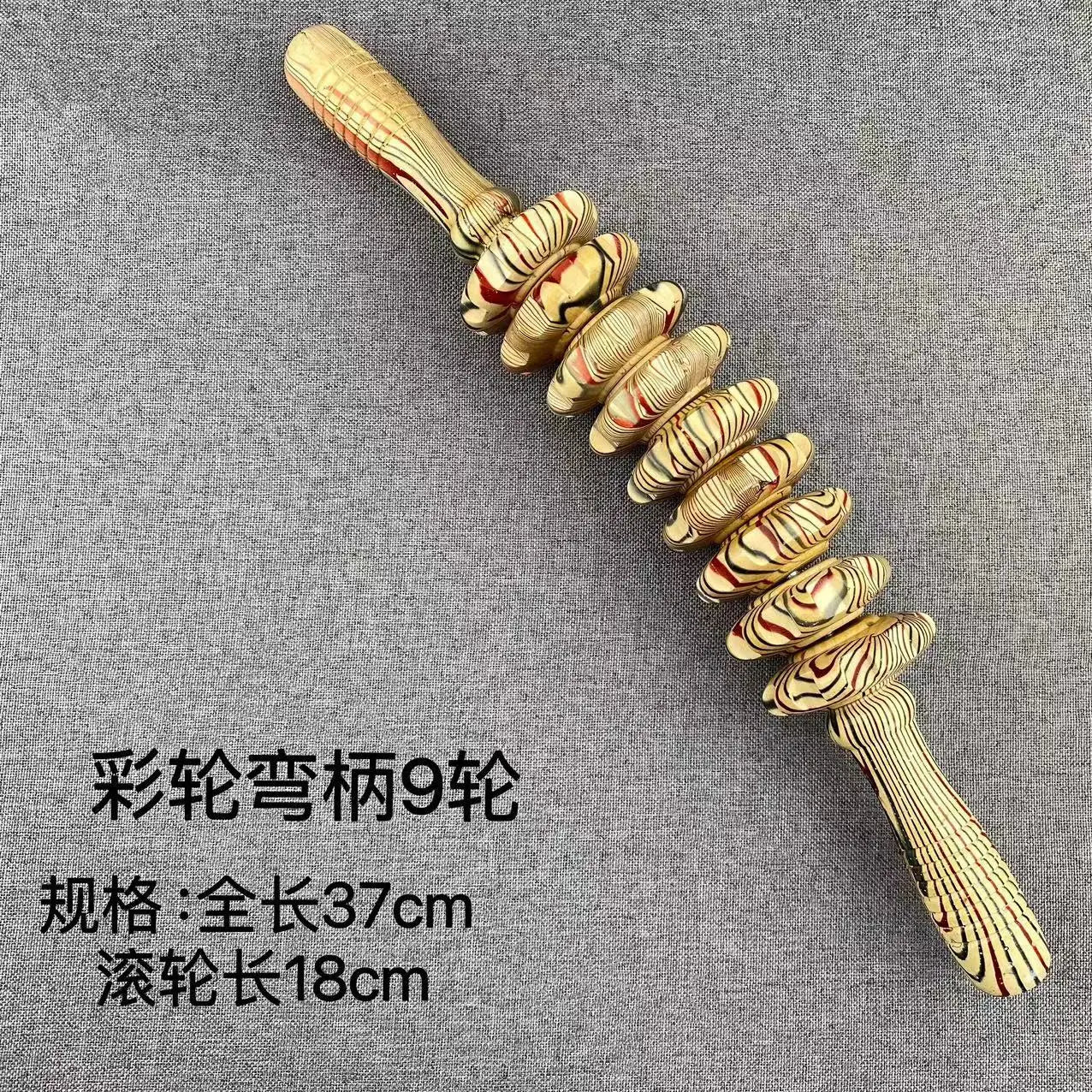 Wood Therapy Roller Gear Stick Massage Tool Cellulite Slimming Roller Massager Lymphatic Drainage Body Shaping Trigger Stick