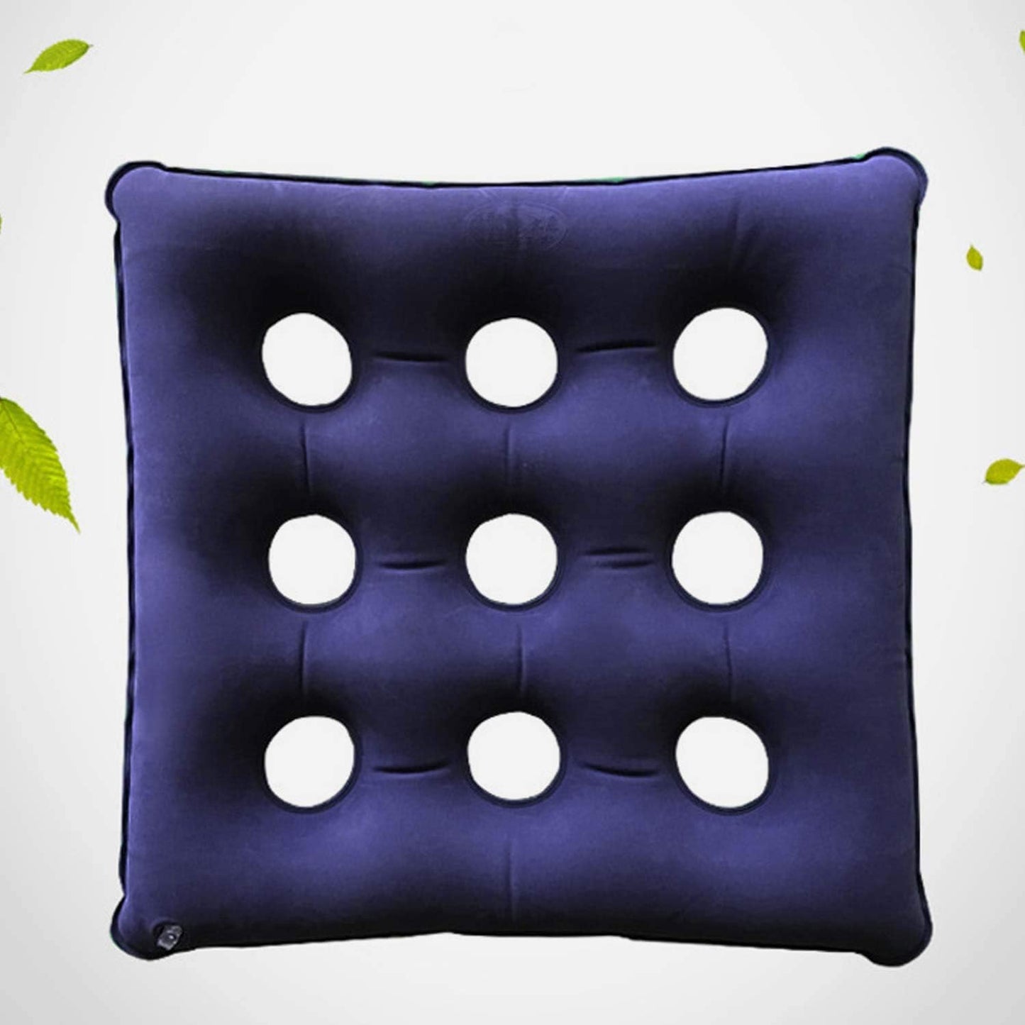 Air Inflatable Seat Cushion, Comfortable Chair Cushion for Wheel Chair, Ideal Seat Cushion for Prolonged Sitting Helps Relieve Tailbone and Sciatica Pain to Prevent Hemorrhoids Bedsore