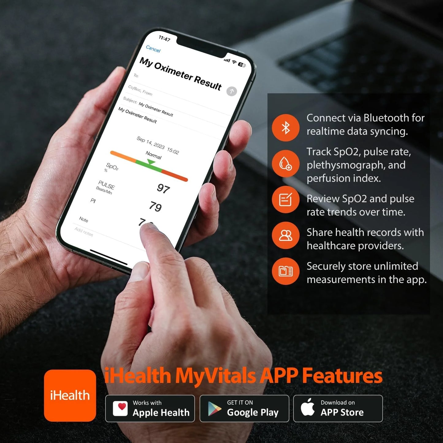 Air Pulse Oximeter