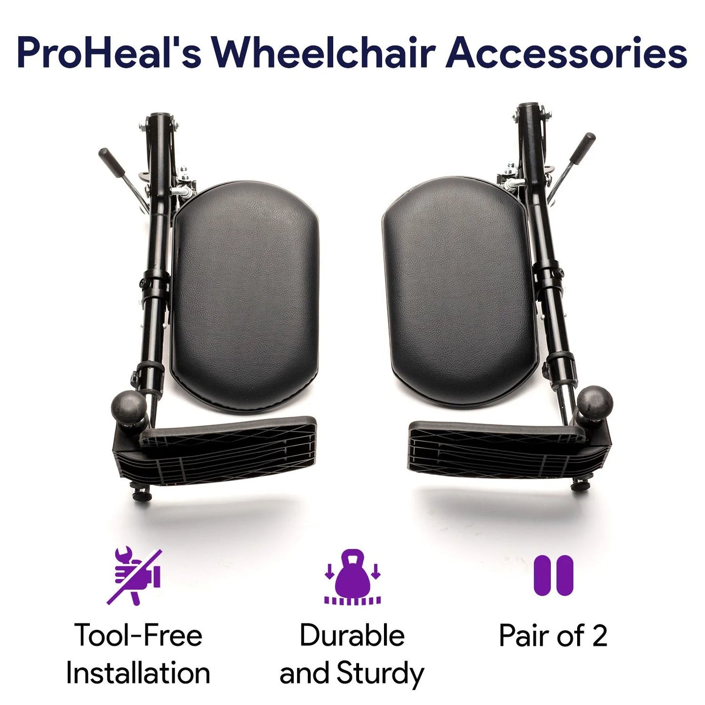 Elevating Wheelchair Leg Rest - Foot and Calf Support