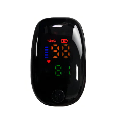 Pulse Oximeter Fingertip Device for Blood Oxygen Monitoring