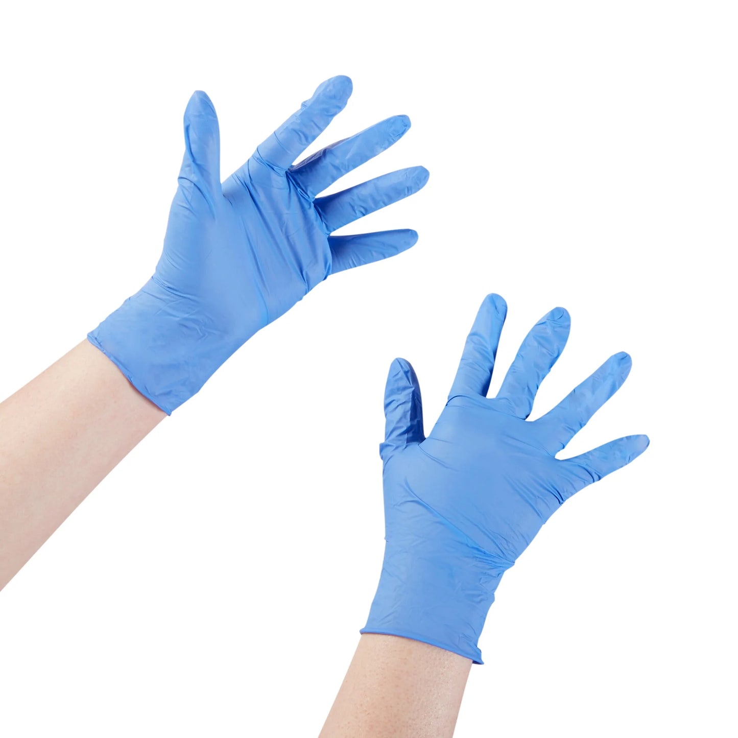 Confiderm 3.85C Nitrile Exam Gloves, Blue Medical Gloves - Medium, 200 Count, 1 Box