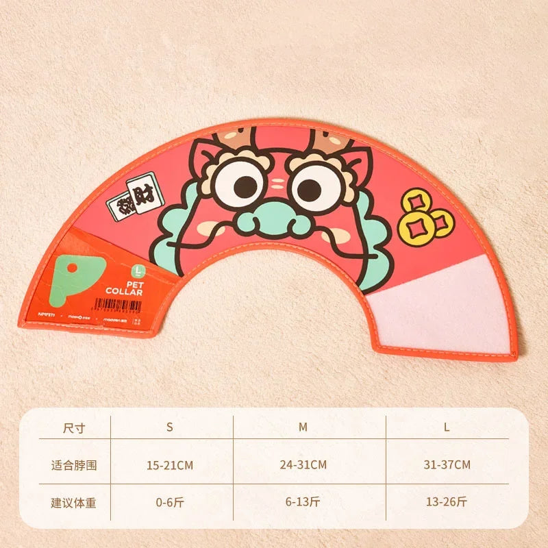 Cute Cat Anti-bite Collar Pet Medical Recovery Collars Cartoon Cat Protection Cover Elizabethan Collar Circle for Pet Supplies