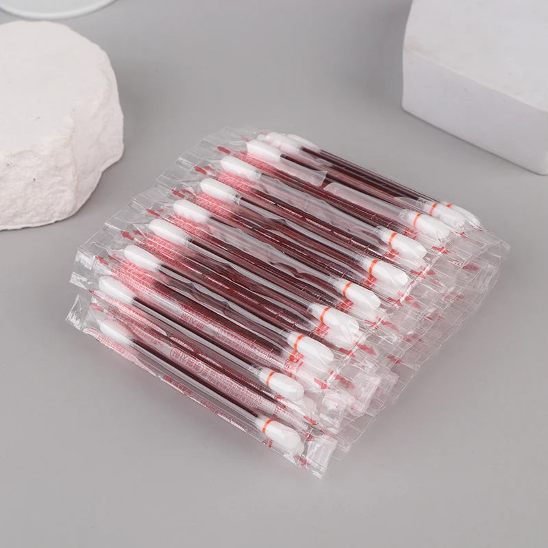 20/50Pcs Disposable Iodine Cotton Swabs Sterilize Asepsis Emergency Kit Care Sanitary Portable Family Daily Medical Supplies
