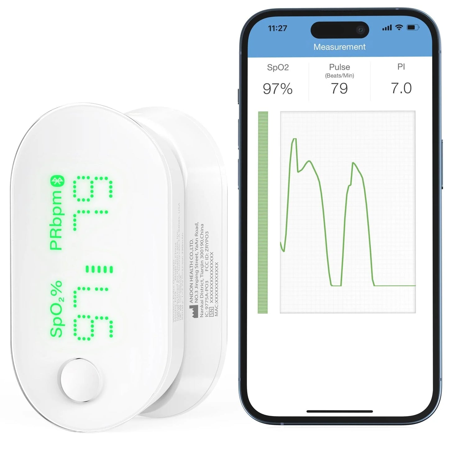 Air Pulse Oximeter