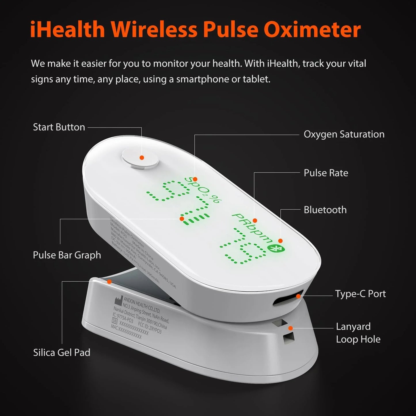 Air Pulse Oximeter