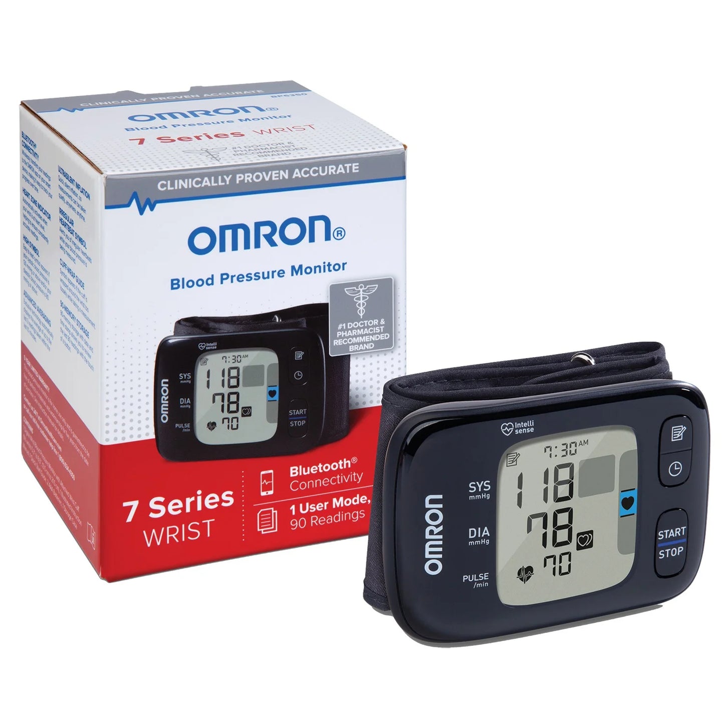 7 Series Wireless Wrist Blood Pressure Monitor