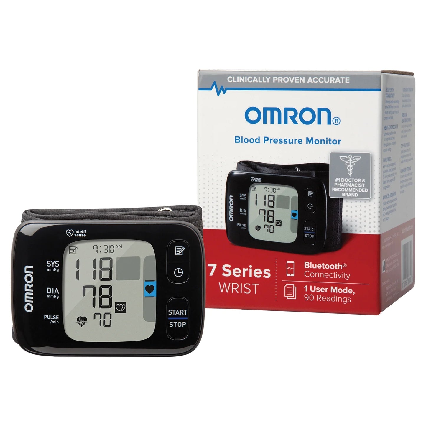 7 Series Wireless Wrist Blood Pressure Monitor