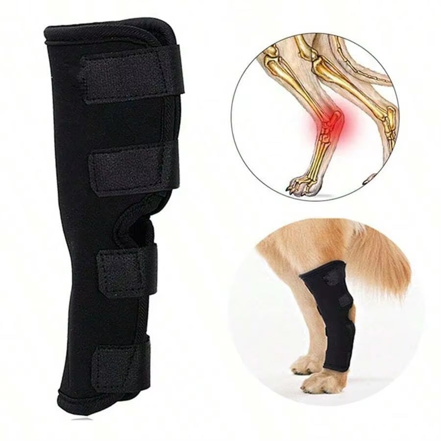 1Pc Prevent Chew Licking Hock Joint Arm Support Hold Bandages Sleeve Dog Leg Brace for Pet Knee Sprains Recovery Protection