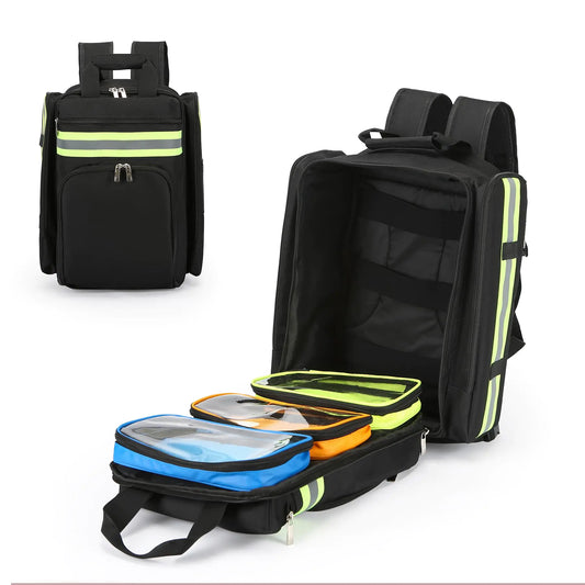 Be-Better First Aid Backpack Medical Bag BackpackBackpack Emergency EmptyMedicine Bag Empty Emergency Medical BackpackFirst Aid Medical Backpack medicine bag for traveling nurses(Bag Only)
