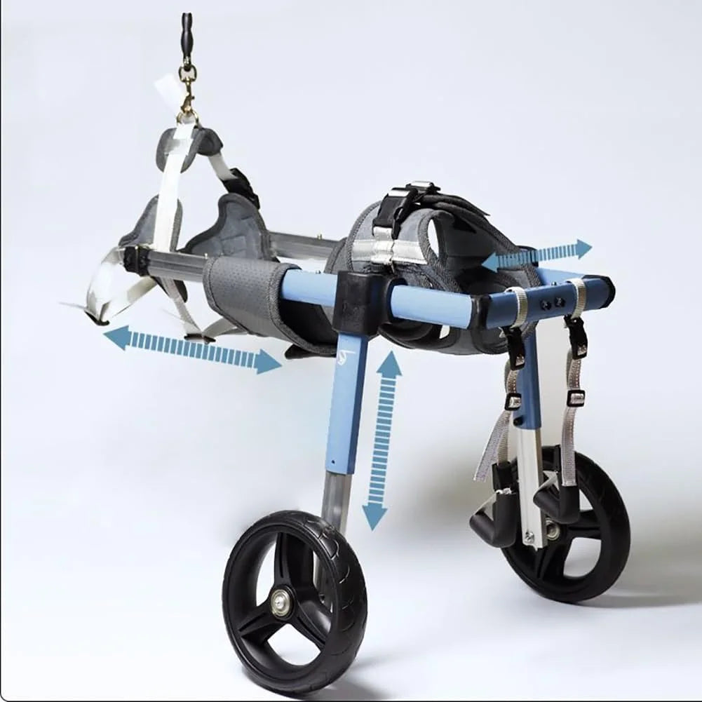 Dog Wheelchair Hind Limb Paralysis Rehabilitation Wheelchair Walk Disabled Car Elderly Auxiliary Teddy Pet Dog Hind Leg Bracket