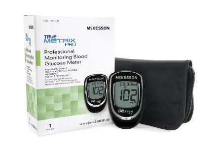 McKesson True METRIX PRO Professional Monitoring Blood Glucose Meter - 1/Box
