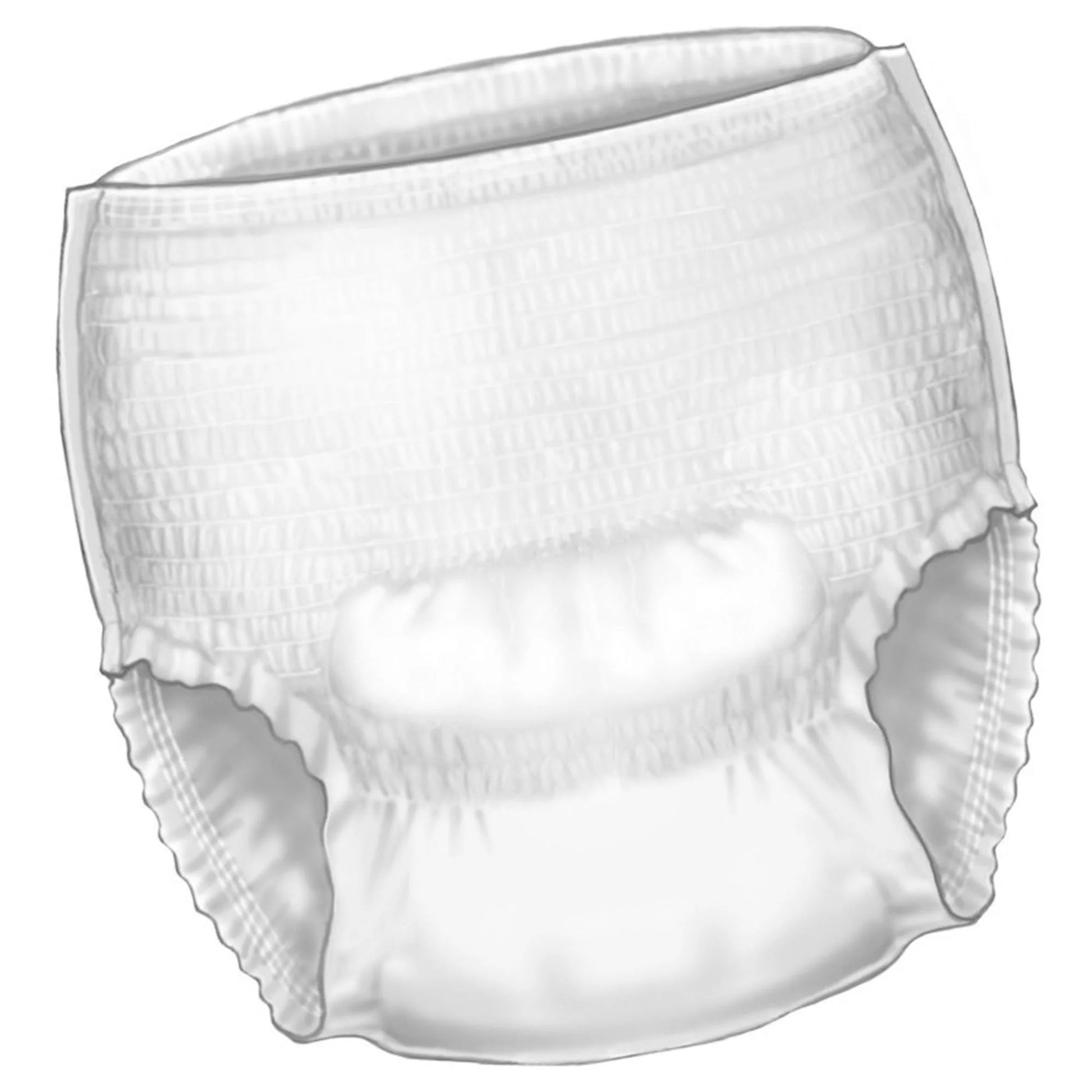 Health Incontinence Underwear, Disposable Adult Diaper - Heavy Absorbency, XL, 56 Ct