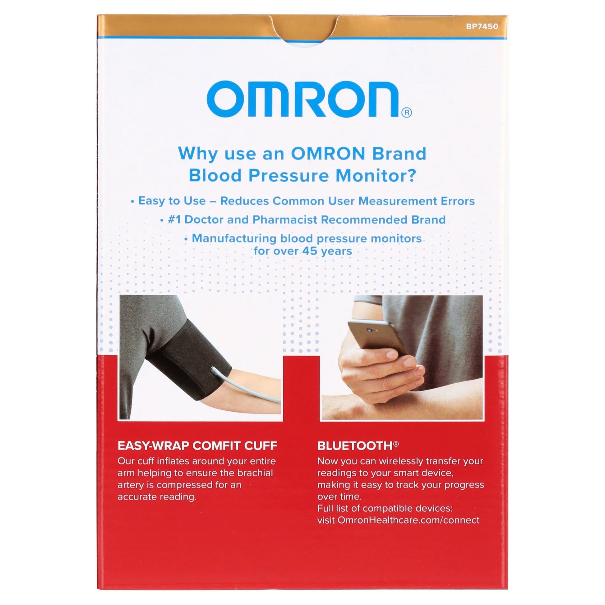 10 Series Wireless Upper Arm Blood Pressure Monitor with Arm Cuff
