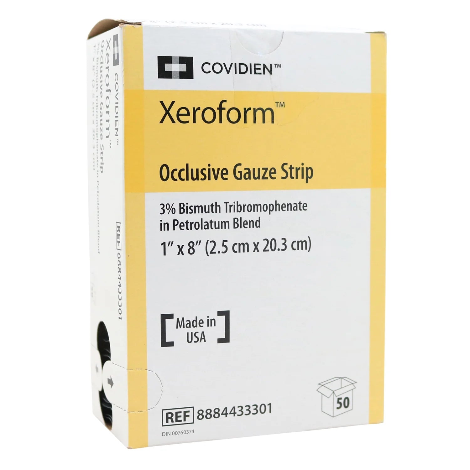 Occlusive Petrolatum Gauze 1" X 8" Strip