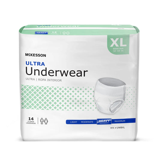 Ultra Underwear, Incontinence, Heavy Absorbency, XL, 14 Ct