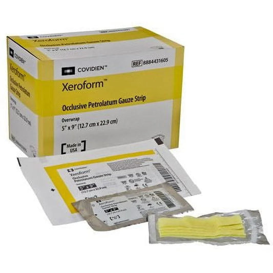 Sterile Non-Adherent Petrolatum Gauze Patch 5'' X 9'', 6 Pack