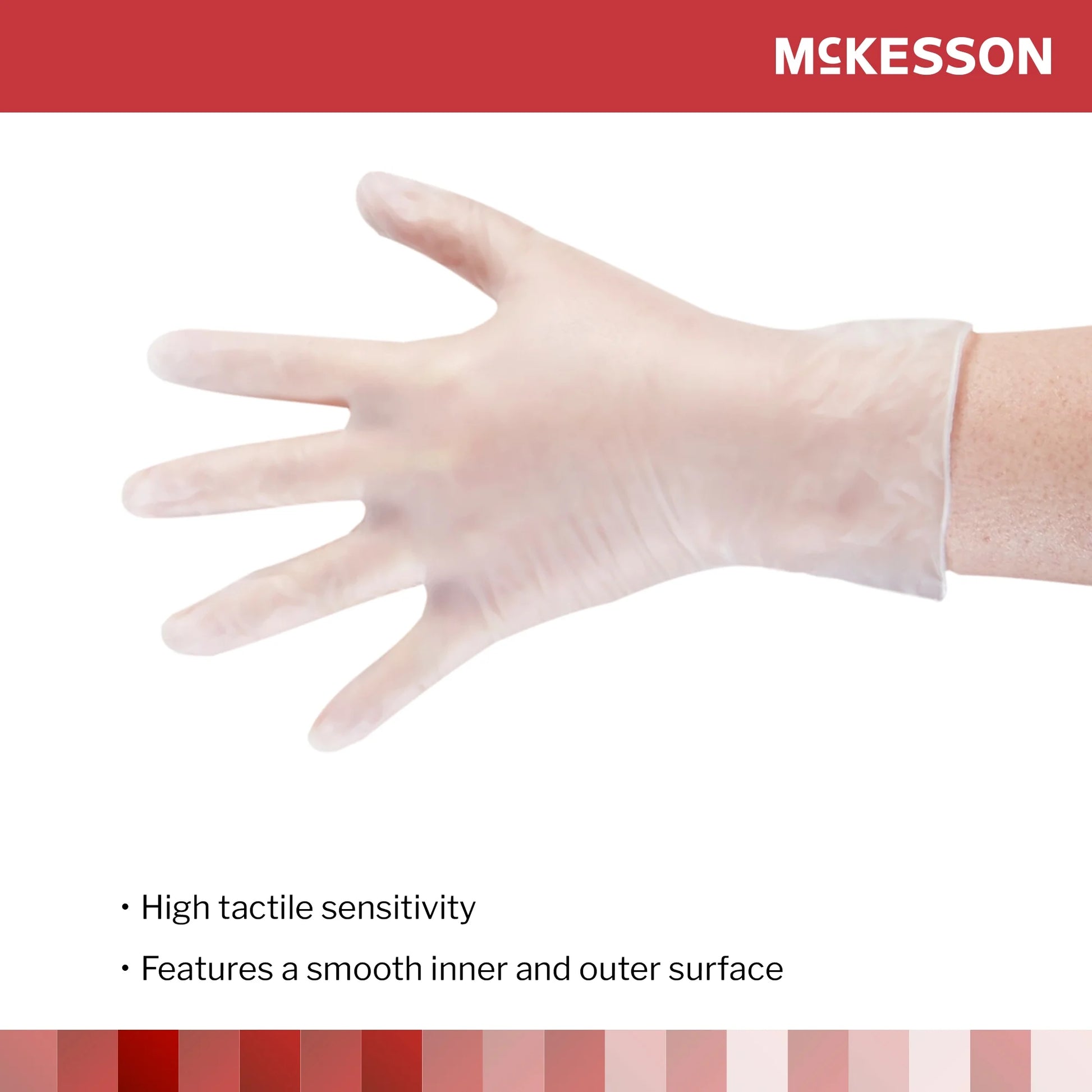 Vinyl Exam Gloves, Powder-Free, Disposable Medical Glove, XS, 150 Count, 10 Boxes, 1500 Total