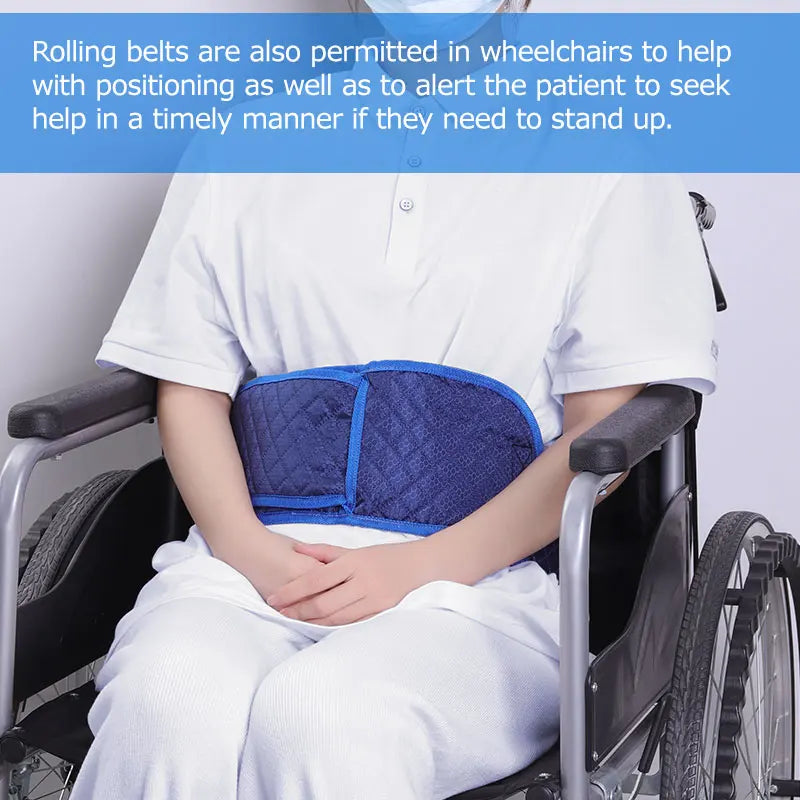 Lefeke Roll Belts Positioning Device Quick-release Wheelchair or Bed Safety Sling Elderly Care Harness