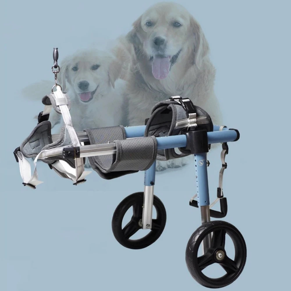 Dog Wheelchair Hind Limb Paralysis Rehabilitation Wheelchair Walk Disabled Car Elderly Auxiliary Teddy Pet Dog Hind Leg Bracket