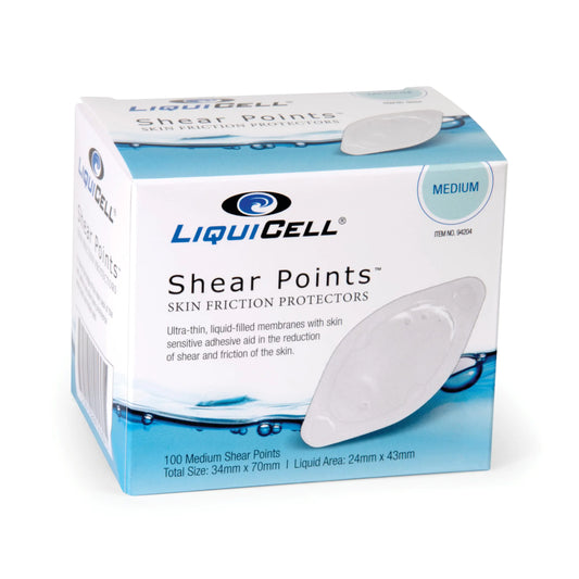 LiquiCell Shear Point Bandages CPAP Nasal Pads Box 100 Bandages Medium