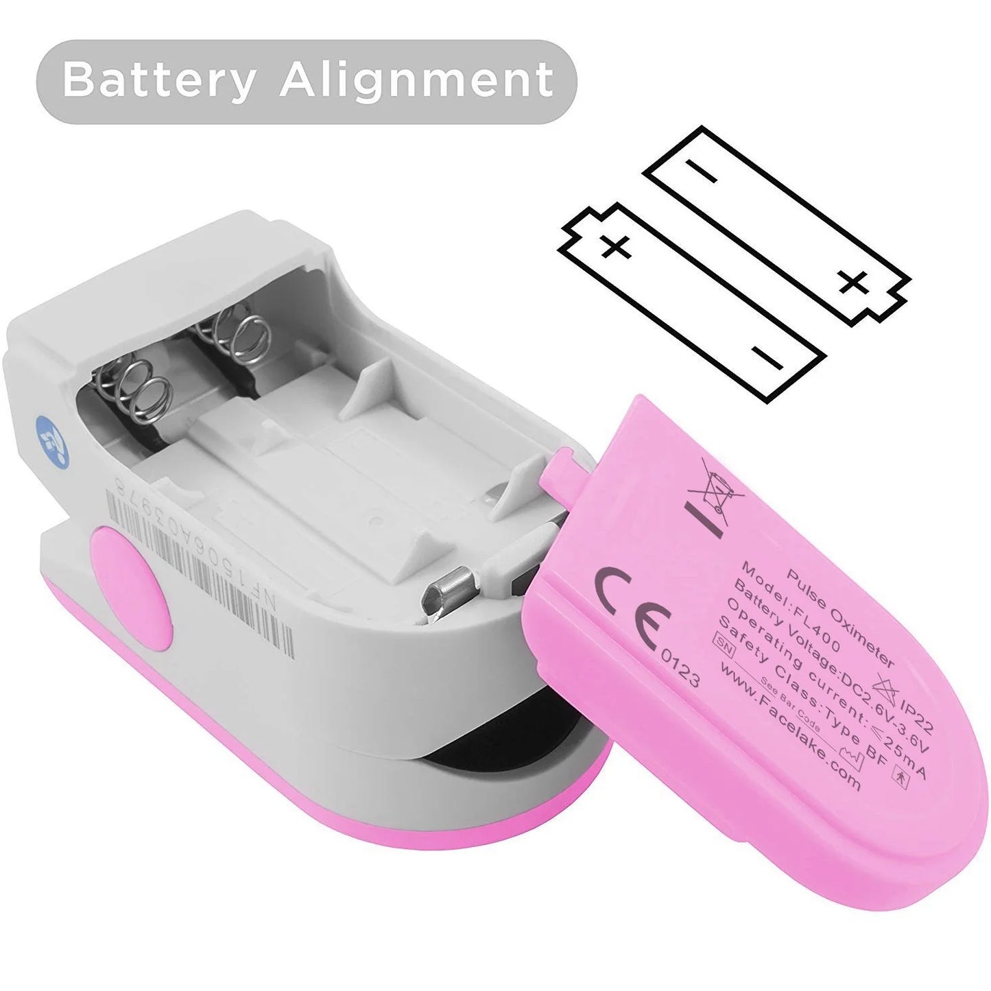 FL-400 Fingertip Pulse Oximeter (Pink)