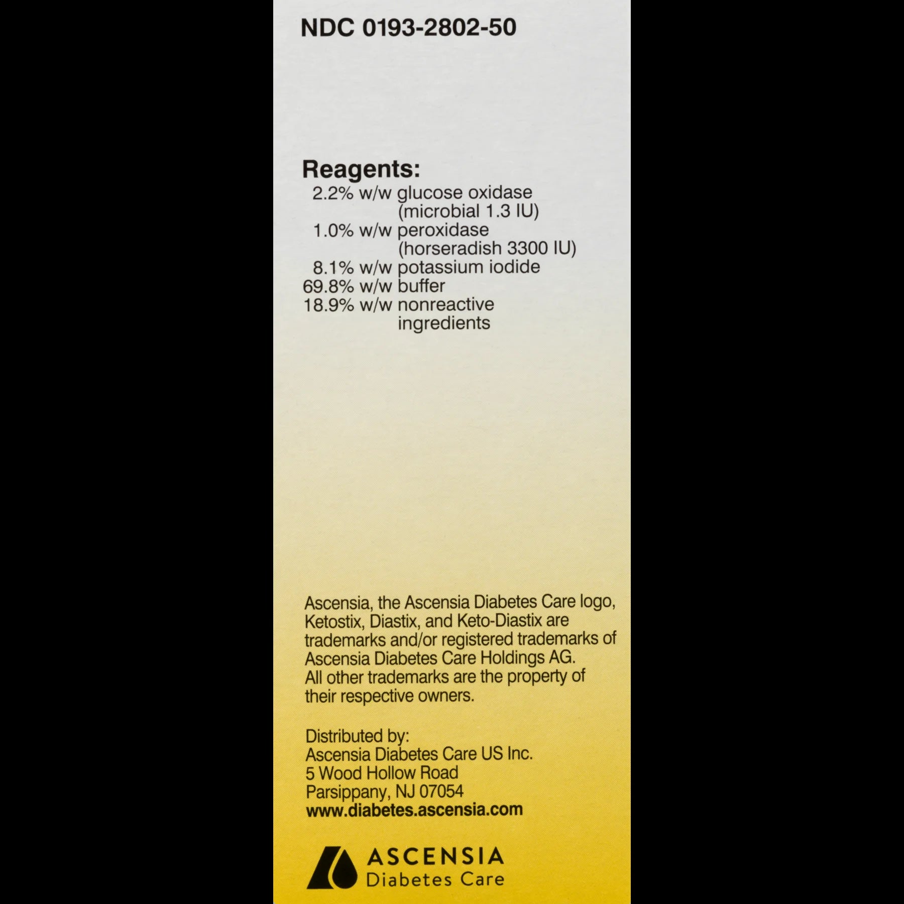 Reagent Strips for Urinalysis, Glucose - 50 Ct