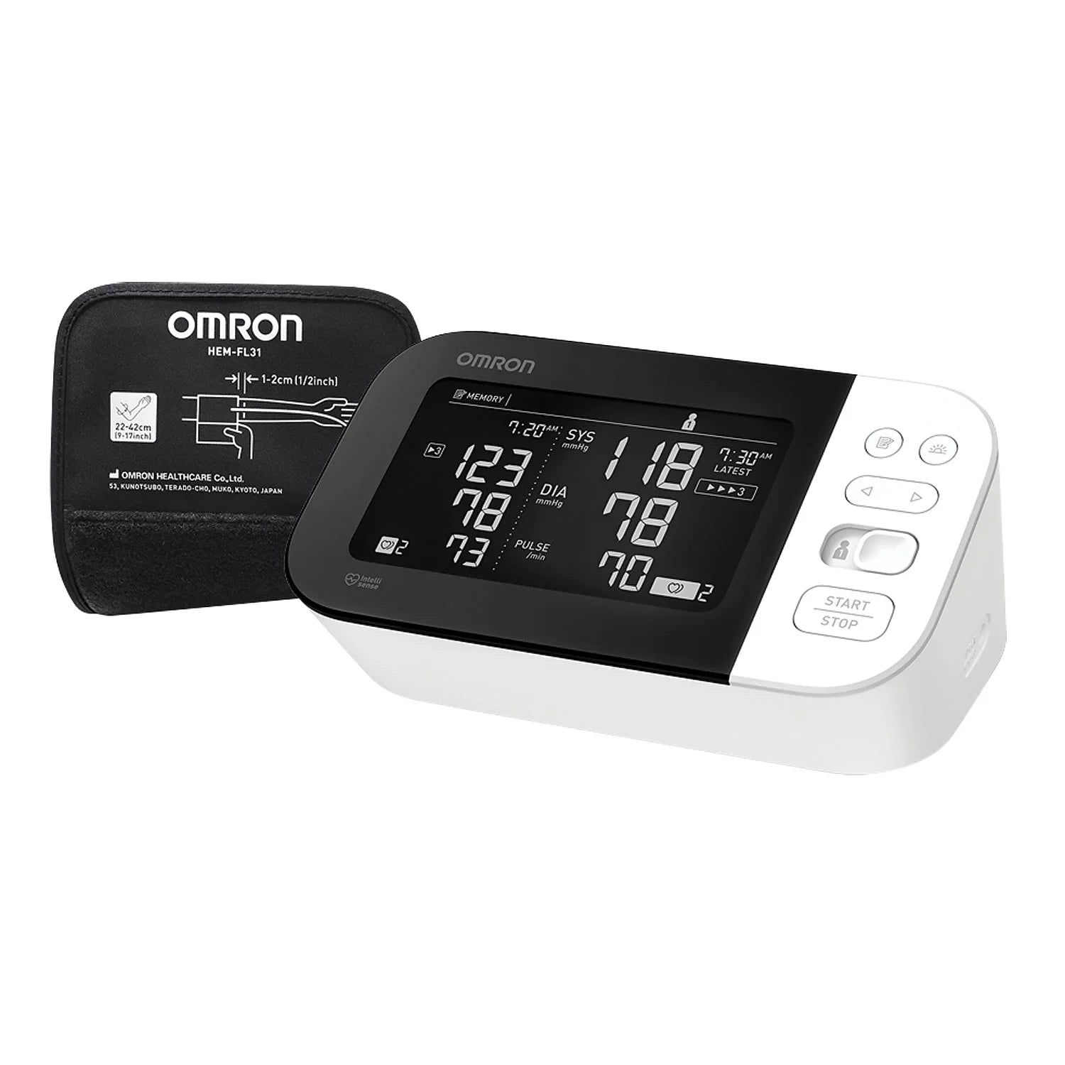 10 Series Wireless Upper Arm Blood Pressure Monitor with Arm Cuff