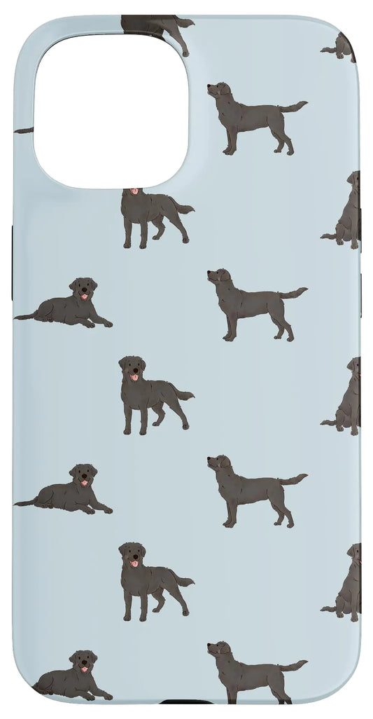 iPhone 15 Black Labrador Retriever Dog Mom Dog Lover Case