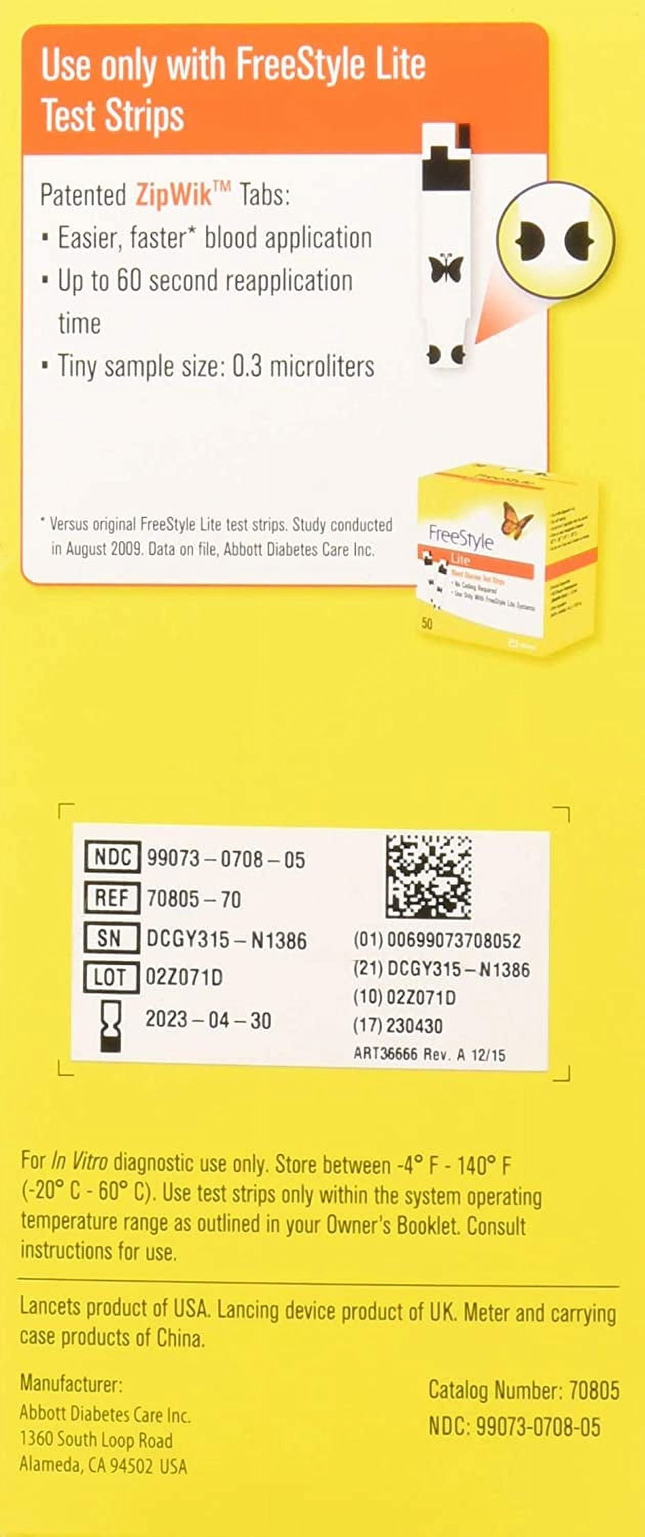 Lite Blood Glucose Monitoring System