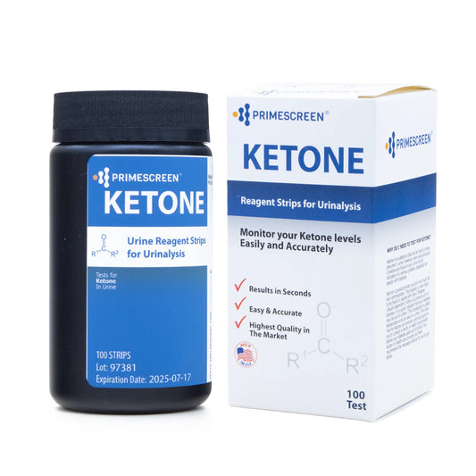- Ketone Test Strips for Ketosis Levels & Low-Carb Diets - 200 Tests (USA Made)