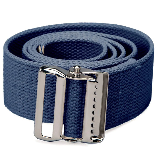 TIDI Posey Gait Belt Navy Blue 54” – Walking Belt & Gait Belt – Quantity: 1 – Medical Supplies for Nurses Physical Therapy & Home Care (6528)