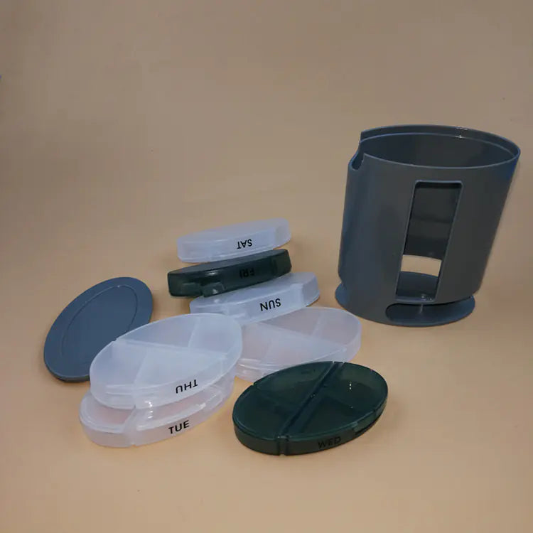 Mini Pill Organizer, Portable Medicine Storage Box
